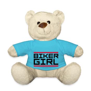 Balken Logo Biker - Teddy - Atollblau - Vorne