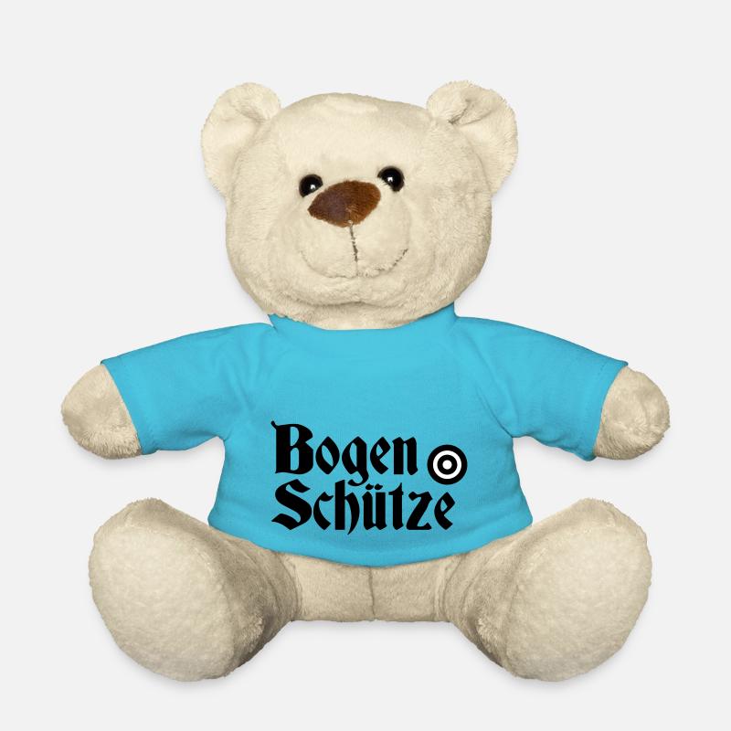 Bow Sagittarius Old School - Teddy Bear - atoll blue