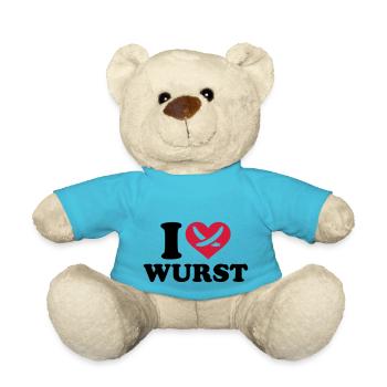 Wurst - Teddy - Atollblau - Vorne