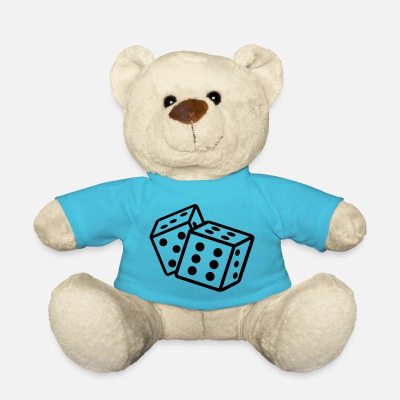 cube - Teddy Bear - atoll blue