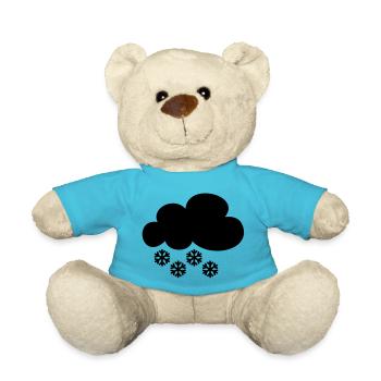 Snow cloud - Teddy Bear - atoll blue - Front