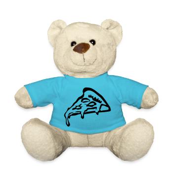 Pizza - Teddy - Atollblau - Vorne