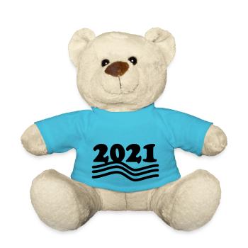 2021 - Teddy - Atollblau - Vorne