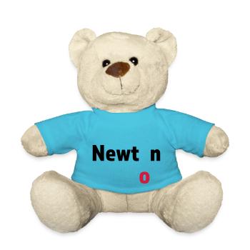 Newton - Science - Teddy Bear - atoll blue - Front