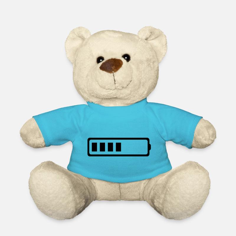 BATTERY 4 BATONS - Teddy Bear - atoll blue
