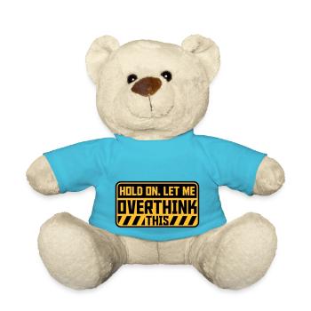 Let me overthink this - Teddy Bear - atoll blue - Front