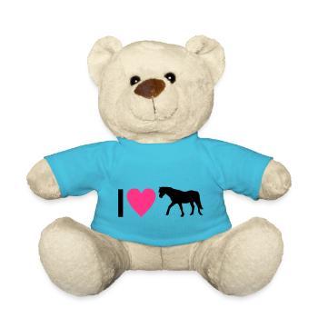 Pferd - Teddy - Atollblau - Vorne