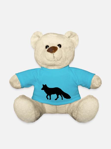 Renard renard - Nounours - bleu outremer