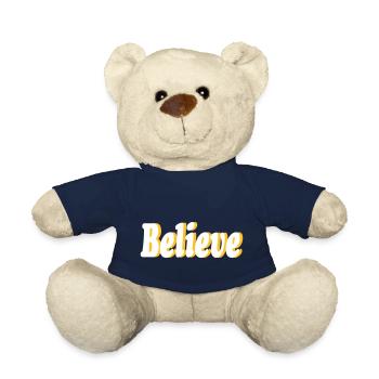 Believe - Teddy Bear - french navy - Front