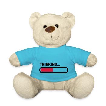 Thinking loading - Teddy Bear - atoll blue - Front