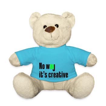 Auf keinen Fall ist es kreativ - Teddy - Atollblau - Vorne