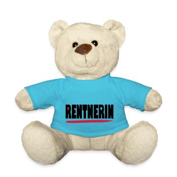 endlich Rentnerin - Teddy - Atollblau - Vorne