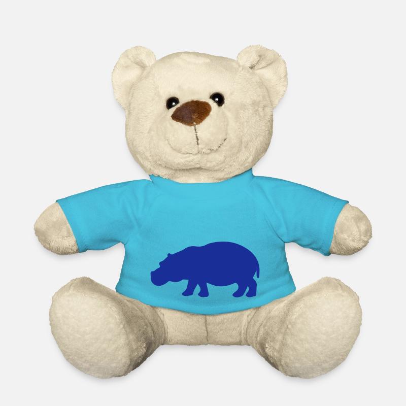 nilpferd - Teddy - Atollblau