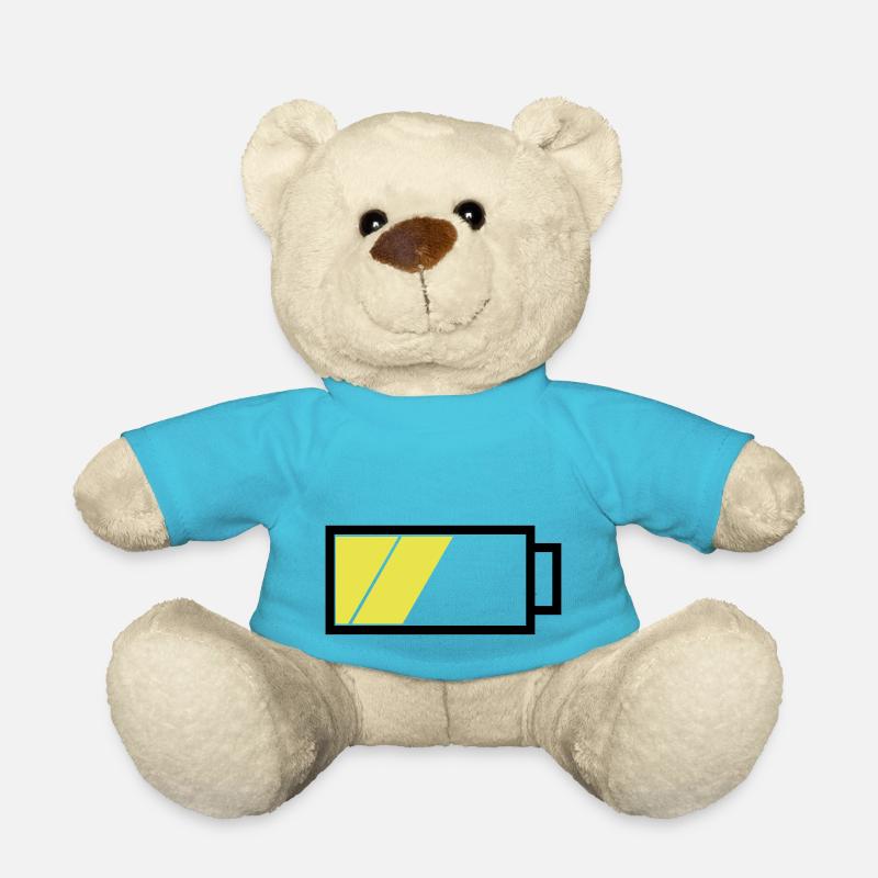 Akku halbvoll - Teddy - Atollblau
