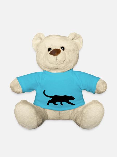 black panther creeps vektor - Nounours - bleu outremer