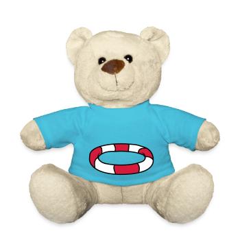 Rettungsring Logo Design - Teddy - Atollblau - Vorne