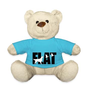 Flattie is happy - Teddy - Atollblau - Vorne
