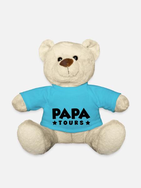 Papa Tours - Teddy Bear - atoll blue
