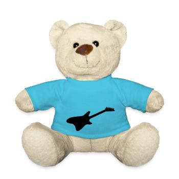e gitarre 01 - Teddy - Atollblau - Vorne