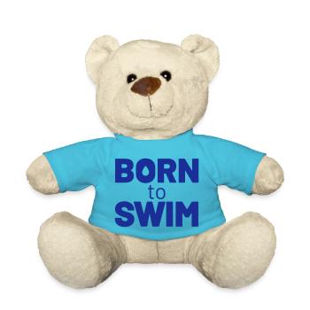 born to swim - Teddy - Atollblau - Vorne