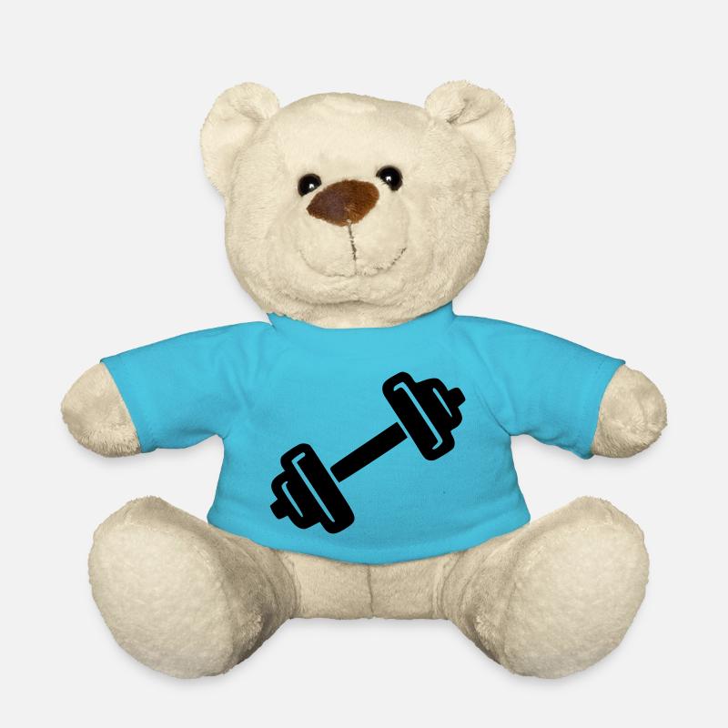 Dumbbell - Teddy Bear - atoll blue