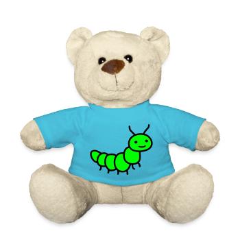 Raupe - Teddy - Atollblau - Vorne