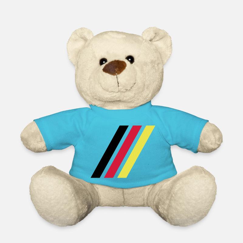 german stripe flag - Teddy - Atollblau