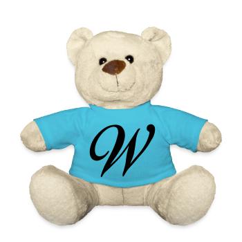 W - Teddy Bear - atoll blue - Front