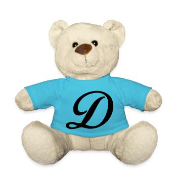 D - Teddy Bear - atoll blue - Front