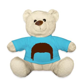 Volle Haare Perücke Silhouette - Teddy - Atollblau - Vorne