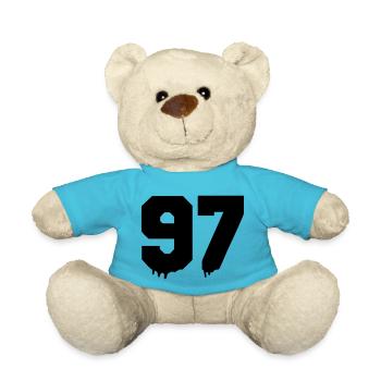 97 - Teddy Bear - atoll blue - Front