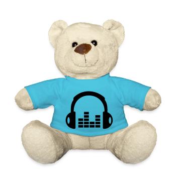 Casque - Nounours - bleu outremer - Devant