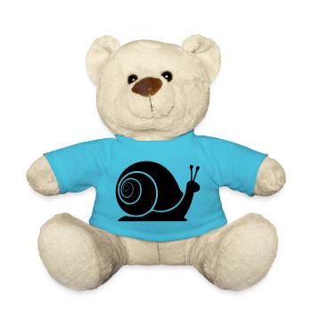 slug - Teddy Bear - atoll blue - Front