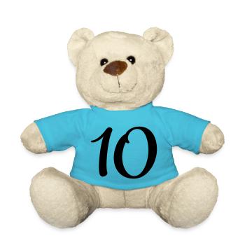 10 - Teddy Bear - atoll blue - Front