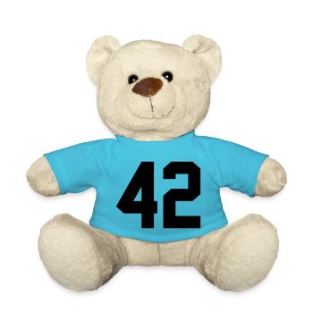 42 - Teddy Bear - atoll blue - Front