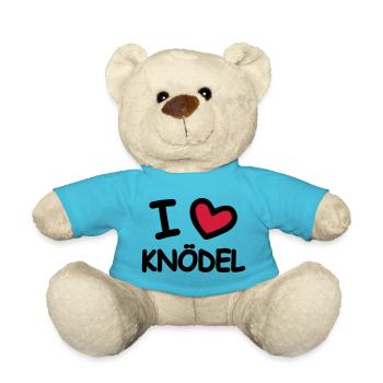 I Love Dumplings - Teddy Bear - atoll blue - Front