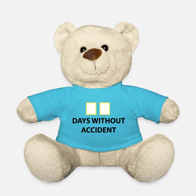 days without accident Tage ohne unfall - Teddy - Atollblau