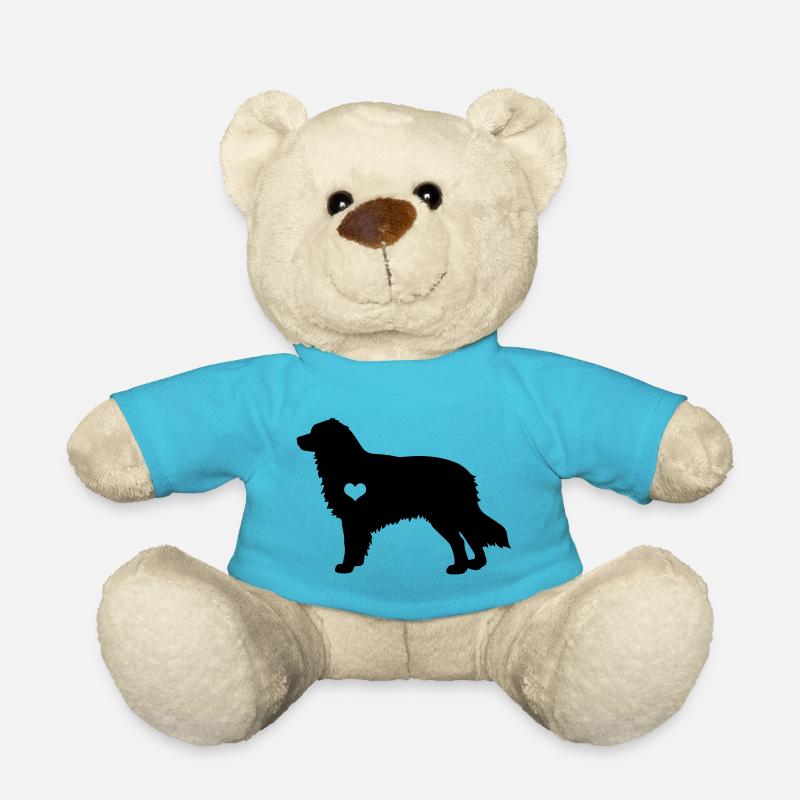 Australian Shepherd Aussie Dog Gift - Teddy Bear - atoll blue