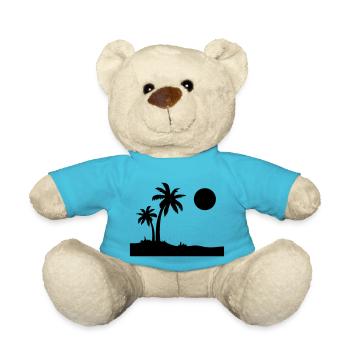 Île Palm - Nounours - bleu outremer - Devant