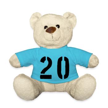20 - Teddy Bear - atoll blue - Front