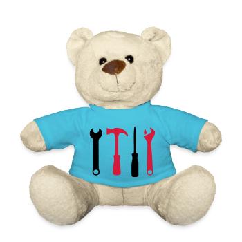 werkzeug symbole - Teddy - Atollblau - Vorne