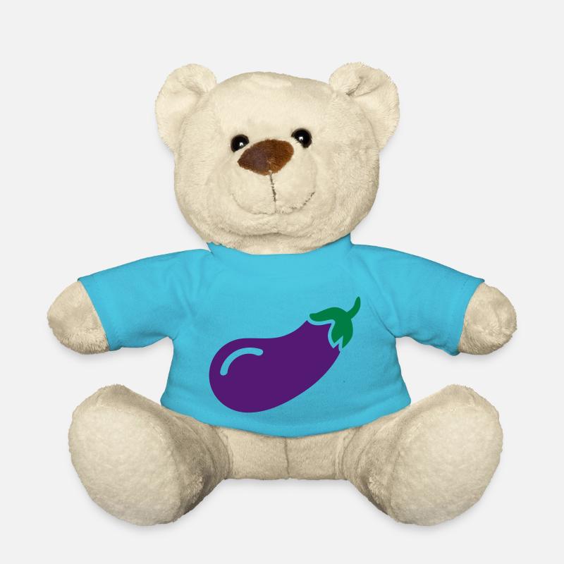 Aubergine - Nounours - bleu outremer
