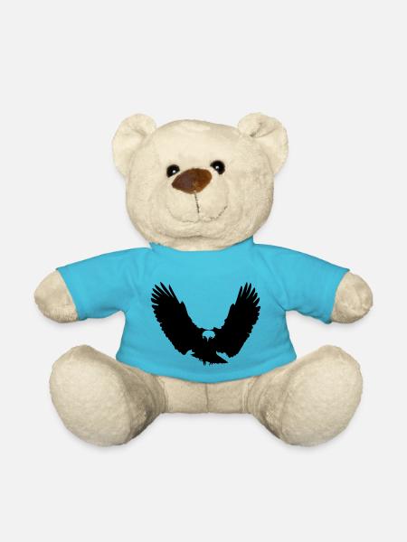 Adler 1farbig - Teddy - Atollblau