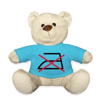 DO NOT IRON! - Teddy Bear - atoll blue - Front