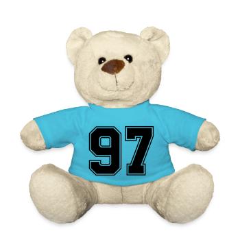 97 - Teddy Bear - atoll blue - Front