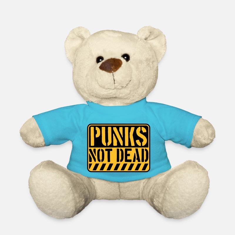 punks not dead quote - Teddy Bear - atoll blue