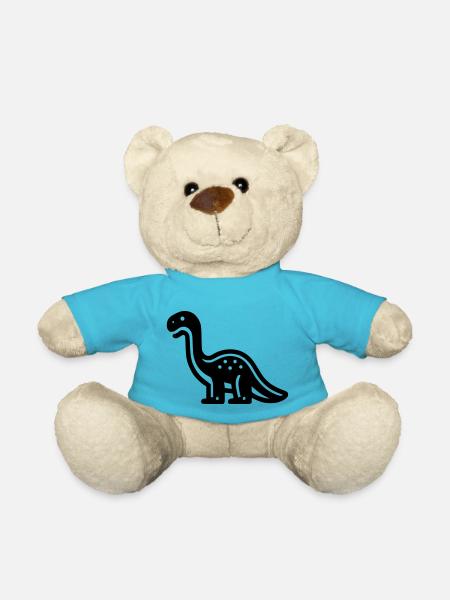 Dinosaur - Teddy Bear - atoll blue