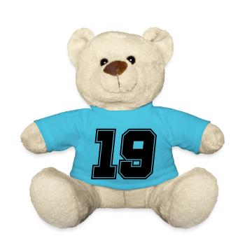 19 - Teddy Bear - atoll blue - Front