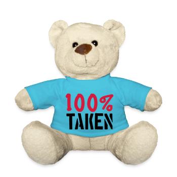 100 pour cent taken pardon amour amour couple pae - Nounours - bleu outremer - Devant