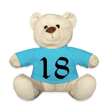 18 - Teddy Bear - atoll blue - Front